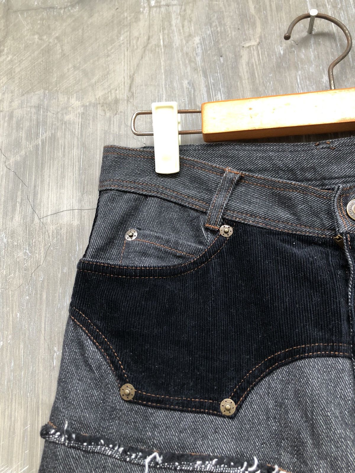 Japanese Brand × Le Grande Bleu (L.G.B.) Y2K💥 Betty’s Blue Shinji Abe Patchwork Denim Size US 28 / EU 44 - 4 Thumbnail