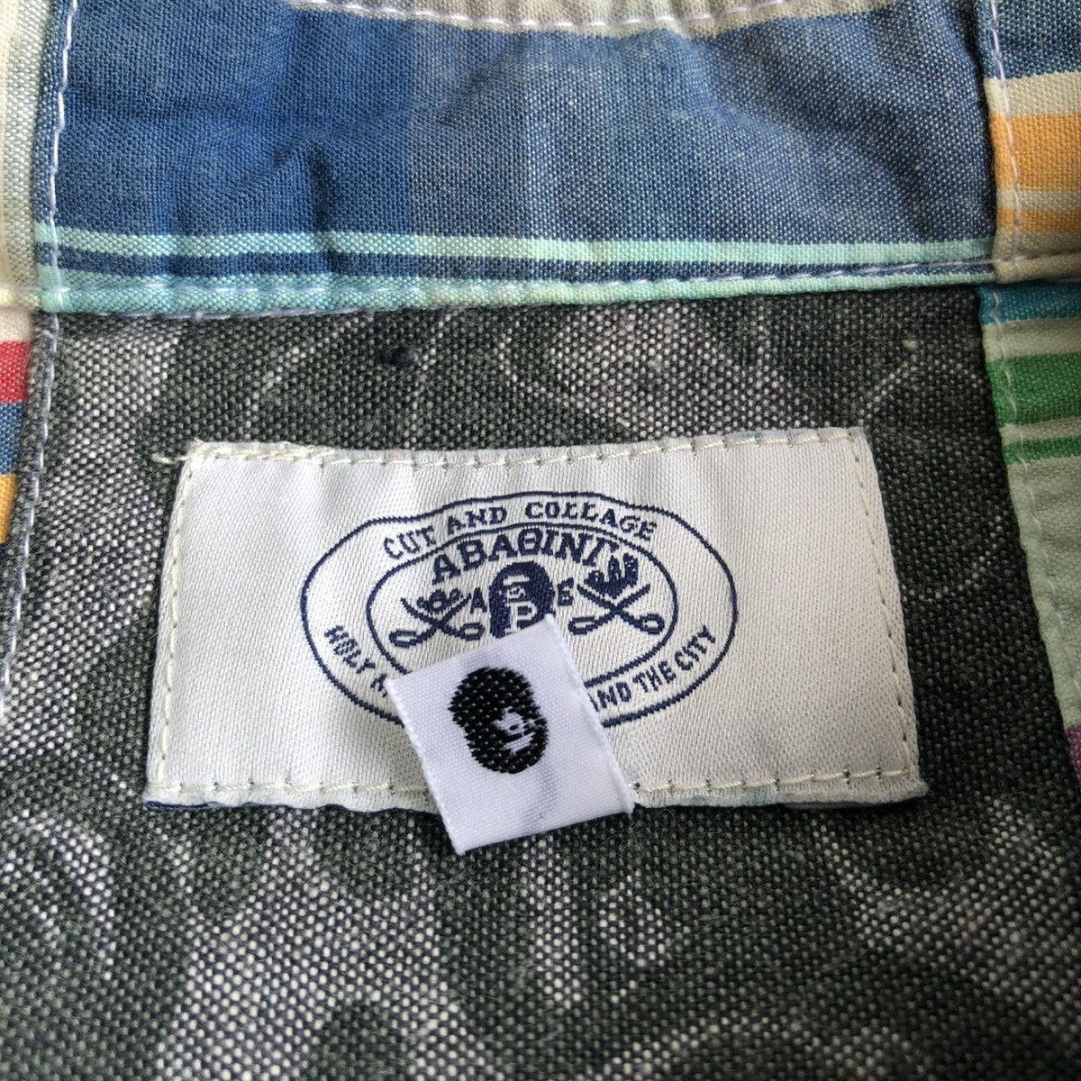 Bape OG Bape A Bathing Ape Camo Patchwork Long Slevee Shirt Size US S / EU 44-46 / 1 - 18 Thumbnail