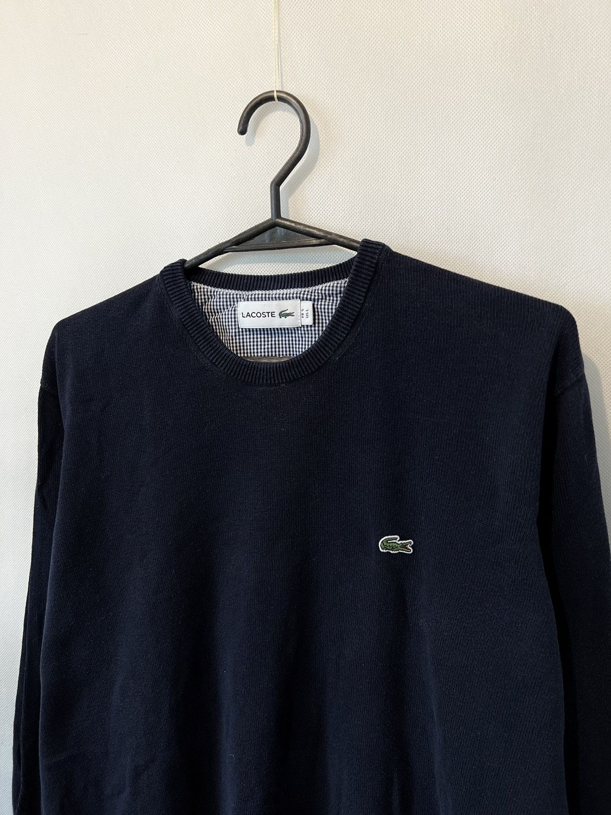 Lacoste Sweater Lacoste logo 100% cotton Size US L / EU 52-54 / 3 - 2 Thumbnail