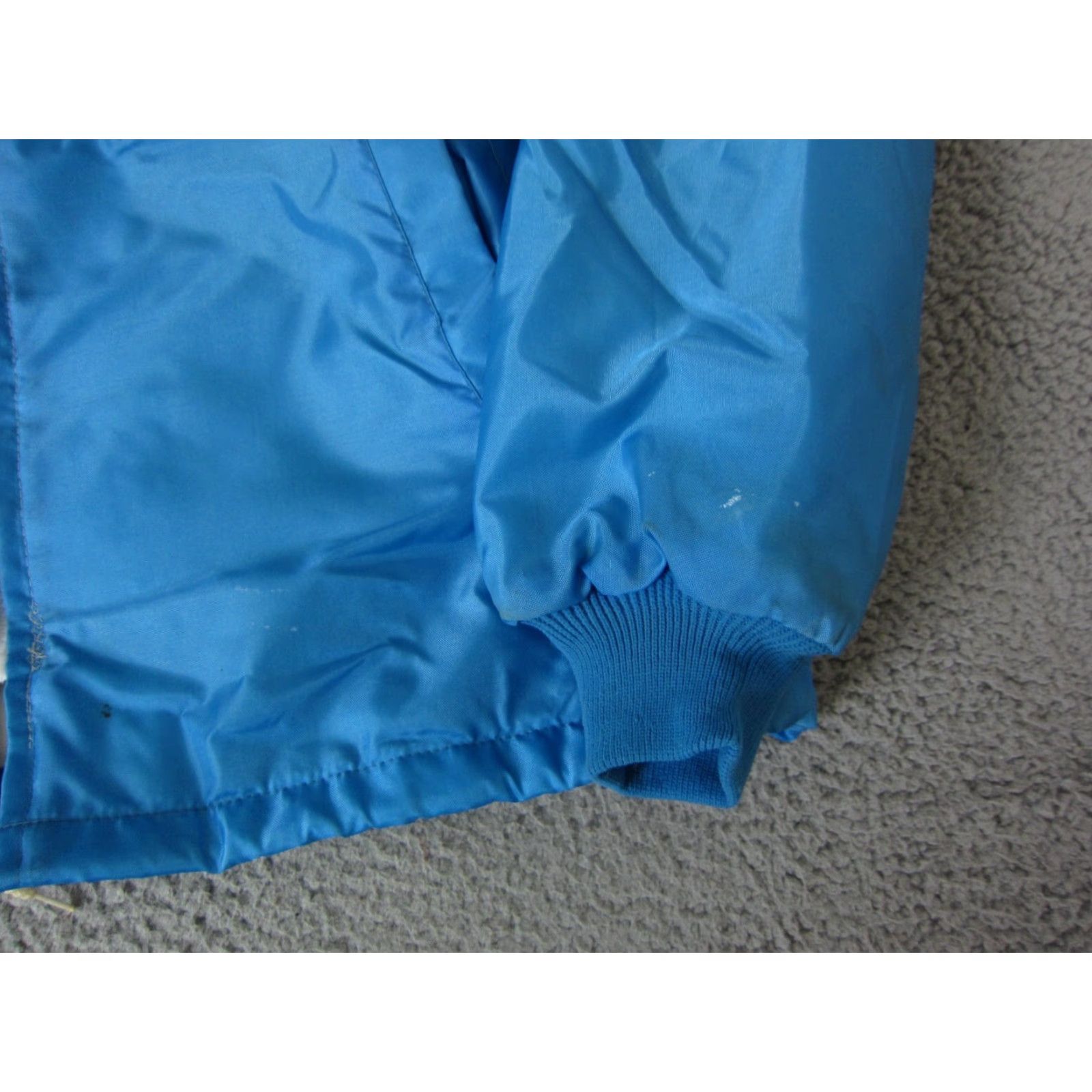 Vintage VINTAGE Sportswear Jacket Mens L Blue Satin Bomber 90s Nylon Quilted Sherpa Satin Bomber Jacket Mens L Blue Satin 90s USA Size US L / EU 52-54 / 3 - 2 Thumbnail