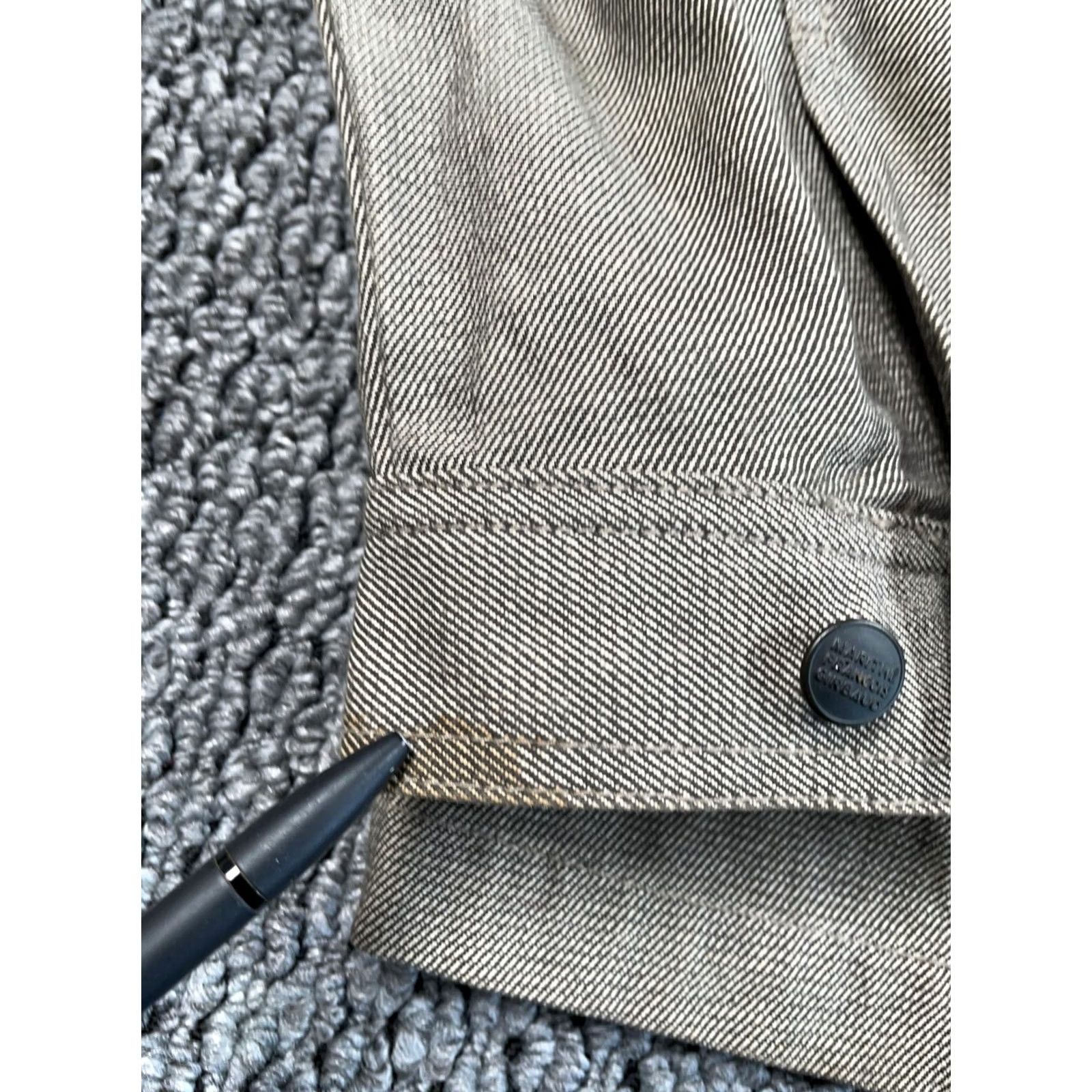Vintage VINTAGE Girbaud Jacket Men XL Gray Brown Denim Trucker Jean Jacket 2XL Oversized Hip Hop Retro Y2K Size US 36 / EU 52 - 4 Thumbnail