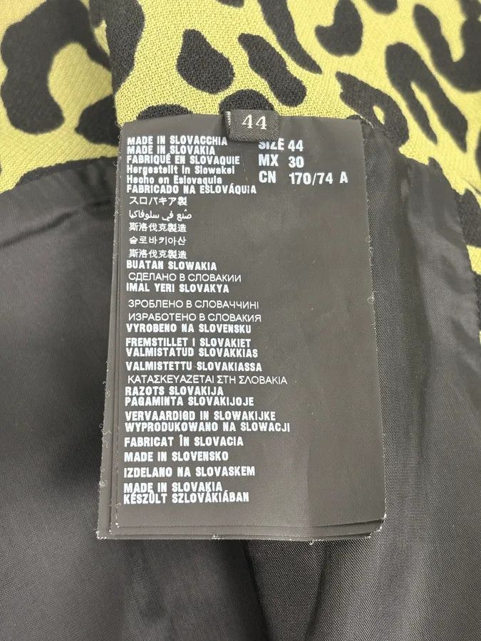 Prada SS2012 Prada Green & Black Leopard Skirt Size 28" / US 6 / IT 42 - 12 Thumbnail