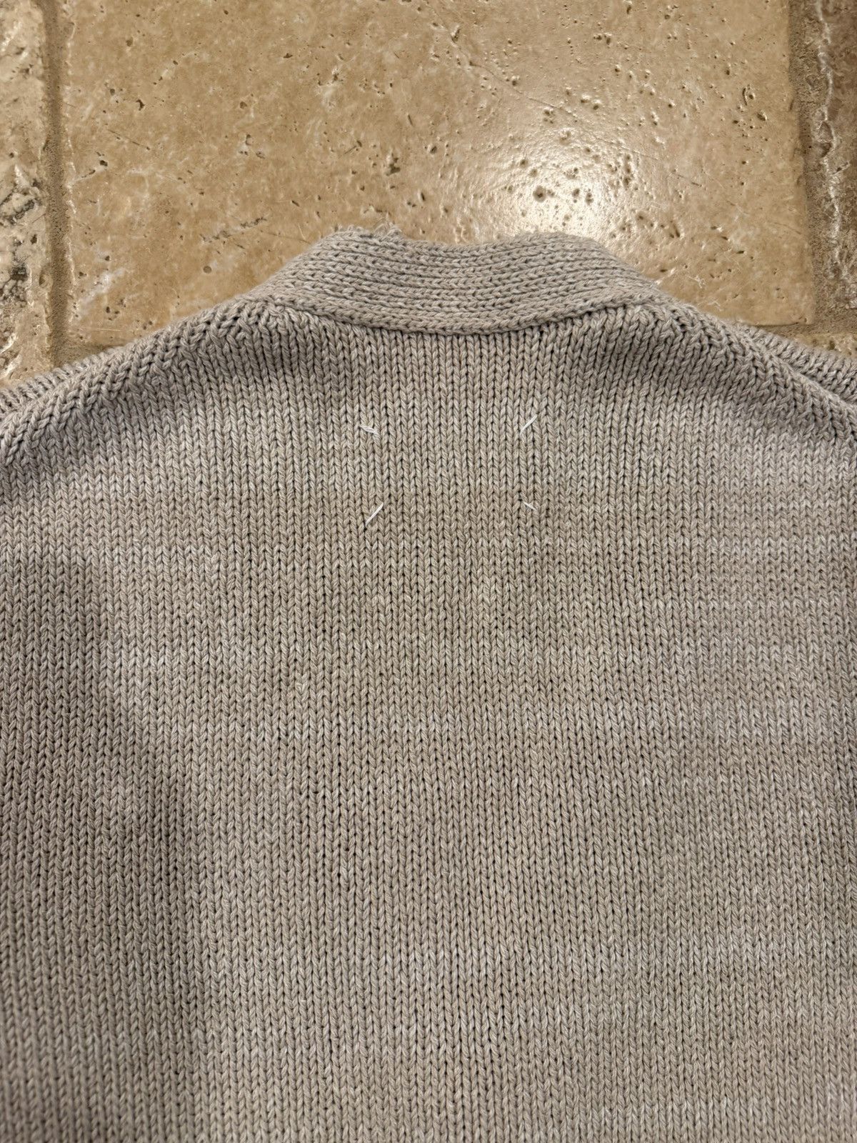 Maison Margiela Maison Margiela SS22 Ditressed Neutrals Cardigan Sweater Size US S / EU 44-46 / 1 - 15 Thumbnail