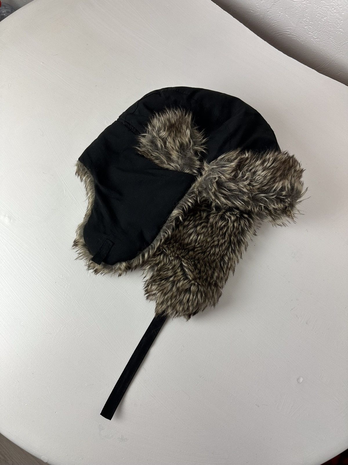 Vintage Ushanka Trapper Hat Furry Mohair Fuzzy Fur Hat Y2K Size ONE SIZE - 1 Thumbnail