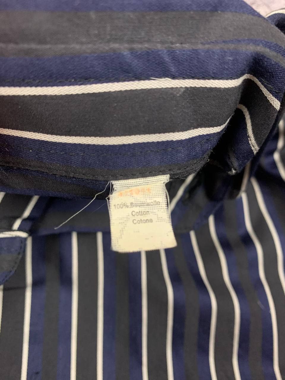 Balmain Balmain Men’s Black Striped Button Up Shirt Size S Size US S / EU 44-46 / 1 - 10 Thumbnail