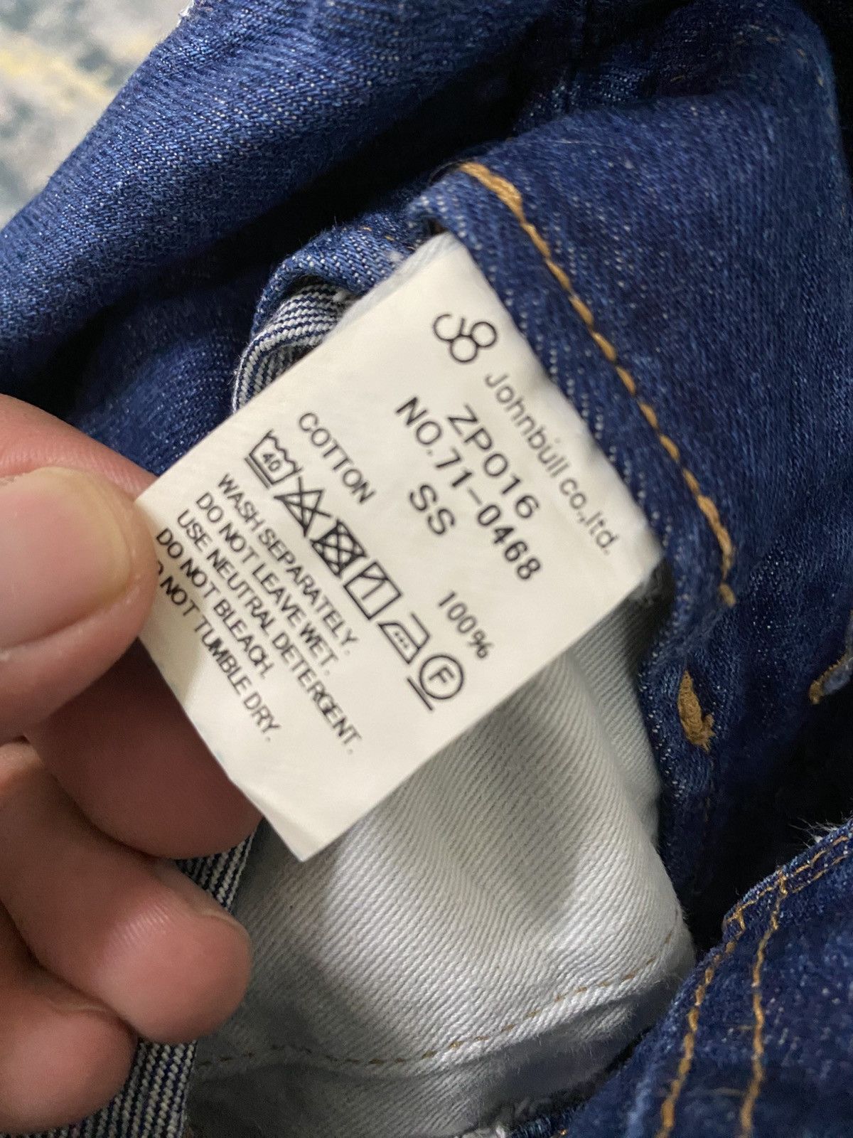 Johnbull Vintage Japan Johnbull High-Rise Wide Leg Denim Pants Size US 30 / EU 46 - 4 Thumbnail