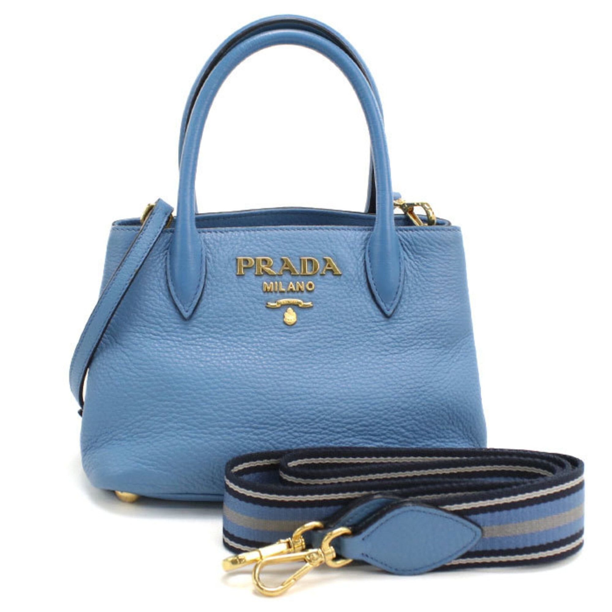 Prada Prada 2-way handbag for women, blue Size ONE SIZE - 1 Thumbnail