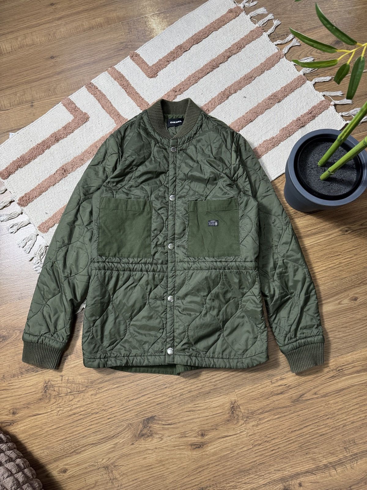 Diesel VINTAGE DIESEL 2000s QUILTED NYLON JACKET Size M / US 6-8 / IT 42-44 - 1 Thumbnail