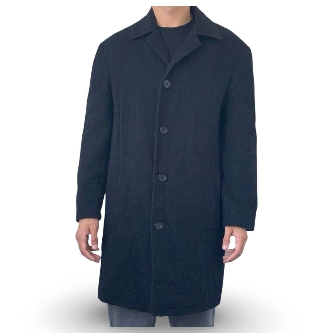 Vintage VTG wool coat #975 Size US L / EU 52-54 / 3 - 3 Thumbnail