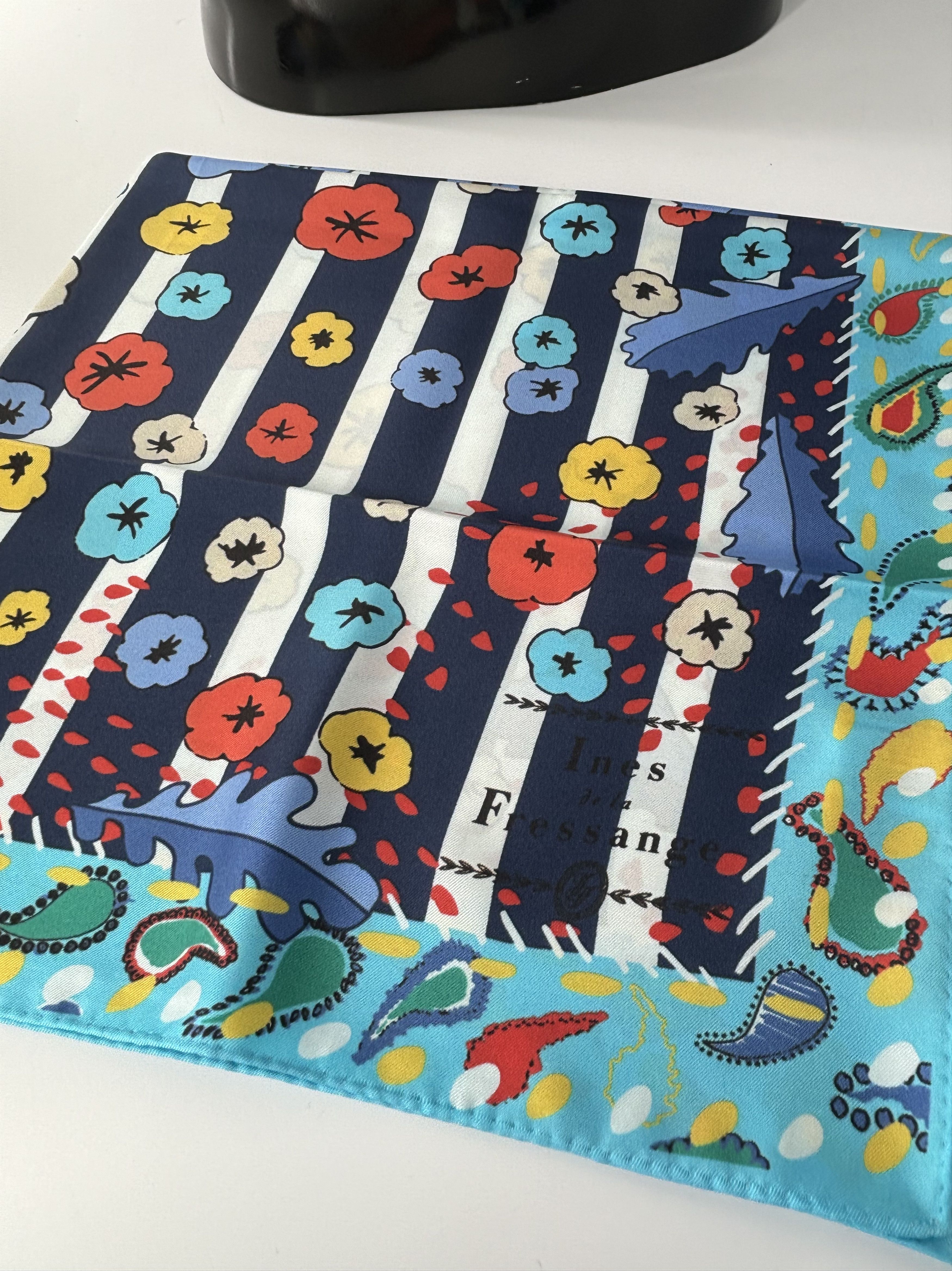 Other Silk scarf Ines De La Fressange Size ONE SIZE - 8 Thumbnail