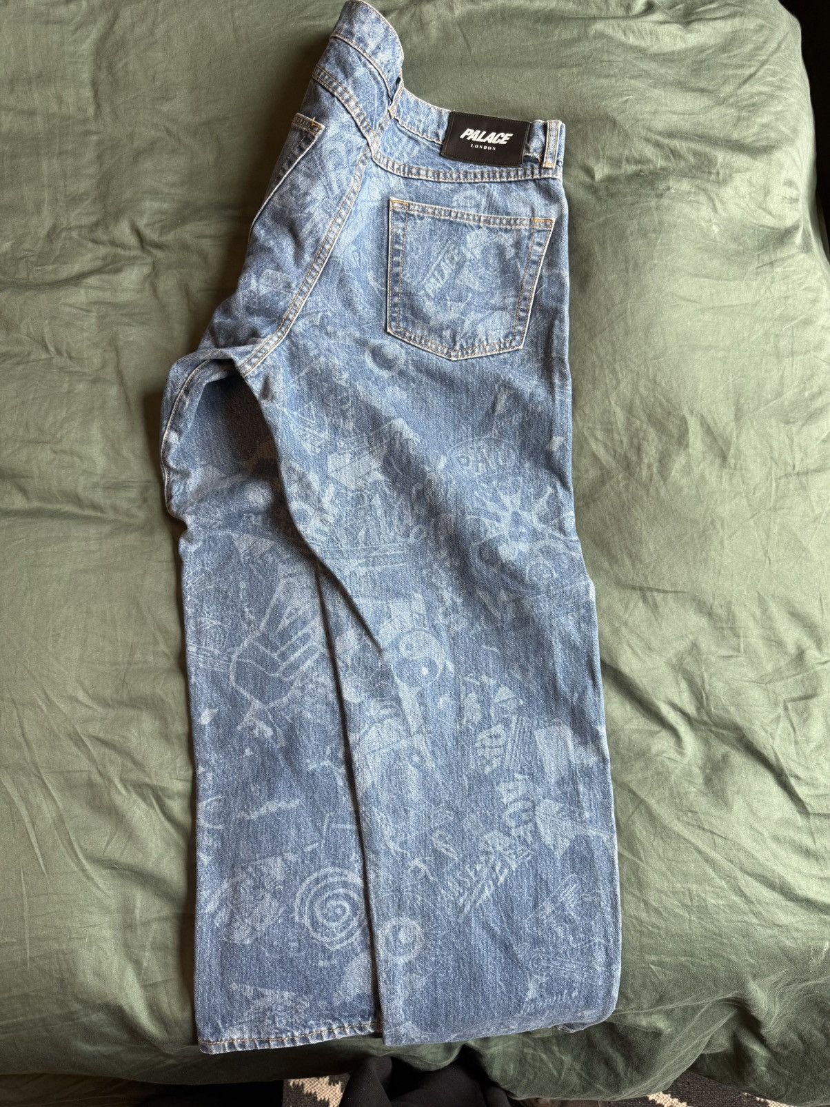 Palace Palace sticker pack denim jeans Size US 30 / EU 46 - 3 Thumbnail