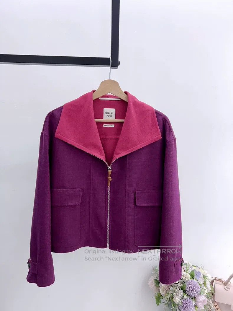 Hermes Hermes Magenta Jacket Size XS / US 0-2 / IT 36-38 - 1 Thumbnail