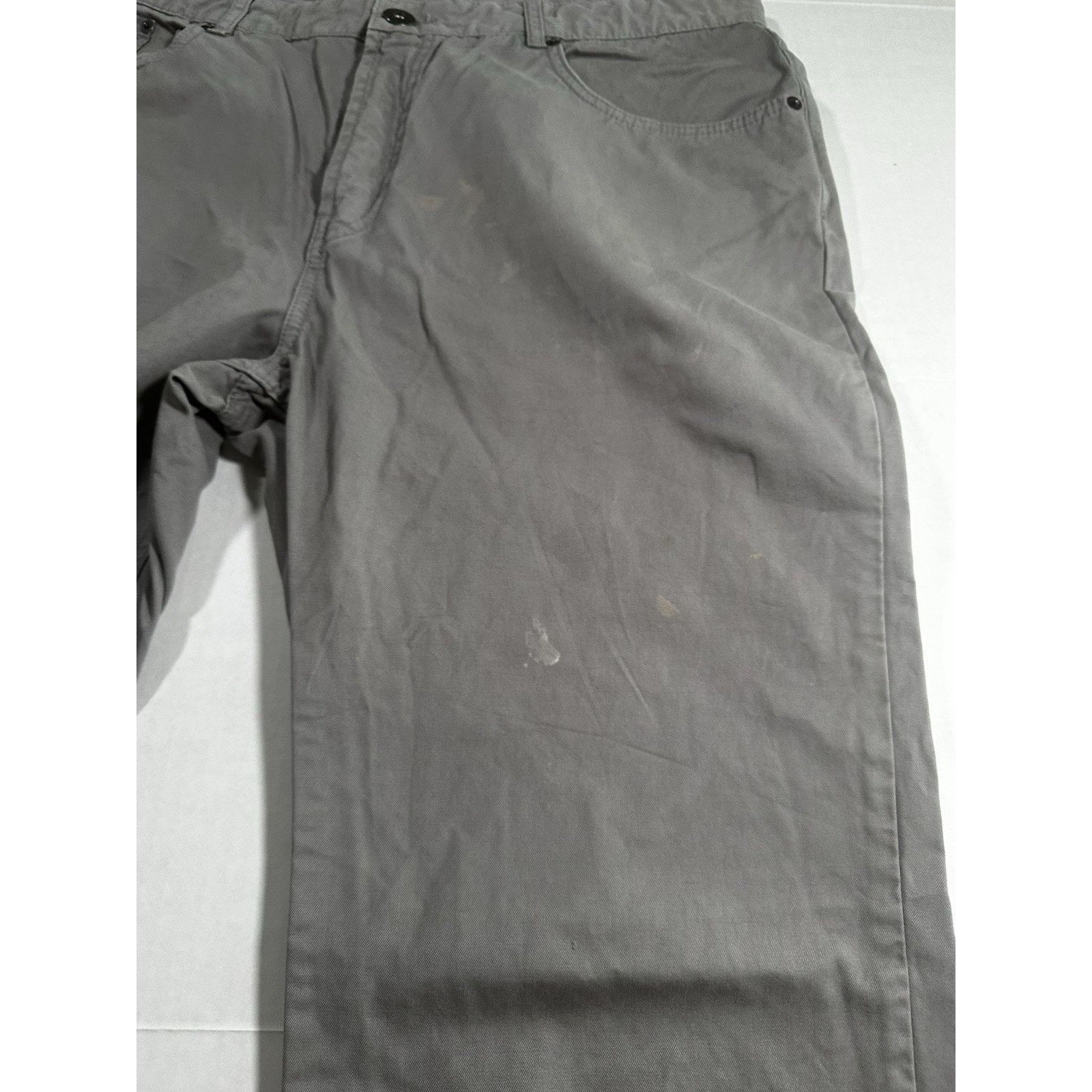 Saks Fifth Avenue Saks Fifth Avenue Gray Chino Canvas Pants Sz36 Casual Size US 36 / EU 52 - 5 Thumbnail