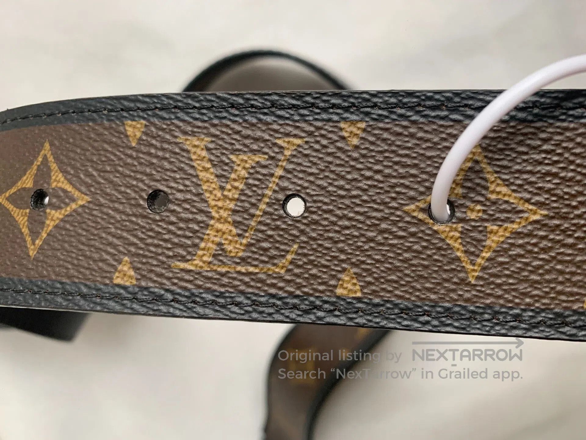 Louis Vuitton LV Classic Monogram Belt. Size ONE SIZE - 2 Thumbnail