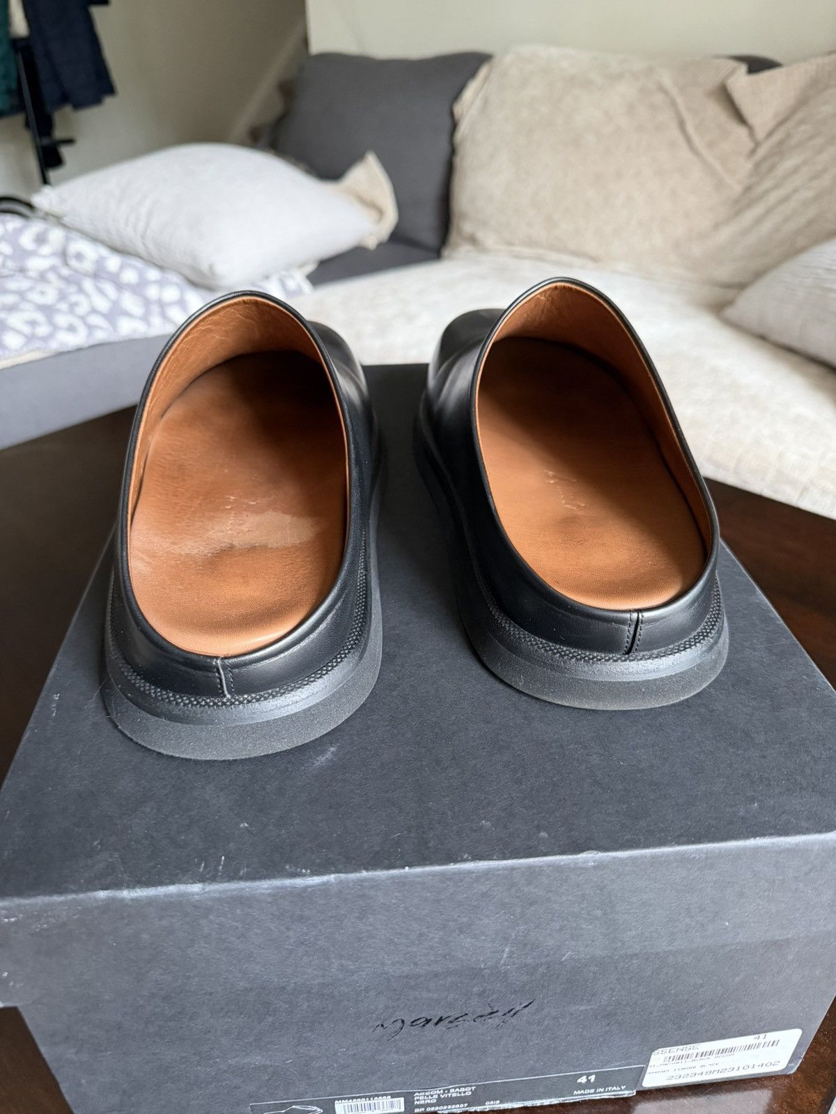 Marsell Black Accom Loafers Size US 8 / EU 41 - 4 Thumbnail
