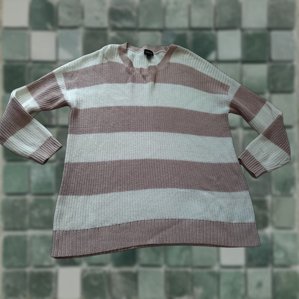 Torrid Torrid Sweater Womens Size 2 Long Sleeve Knit Striped Pullover Multicolor Knits Teaming with Style Mens Womens? Size XS / US 0-2 / IT 36-38 - 1 Thumbnail
