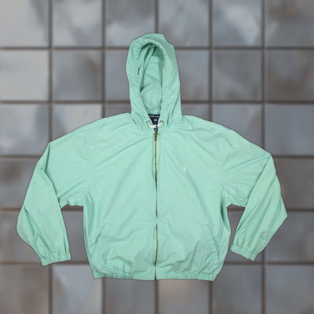 Ralph Lauren VINTAGE Ralph Lauren Polo Sport Women's Green Full Zip Hooded Jacket Size 8 Size M / US 6-8 / IT 42-44 - 1 Thumbnail