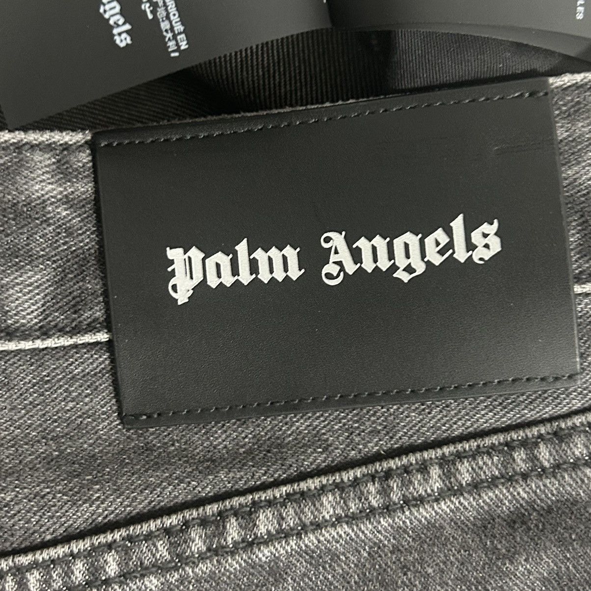 Palm Angels New Palm Angels Curved Logo Straight Jeans Size 30 Size US 30 / EU 46 - 9 Thumbnail
