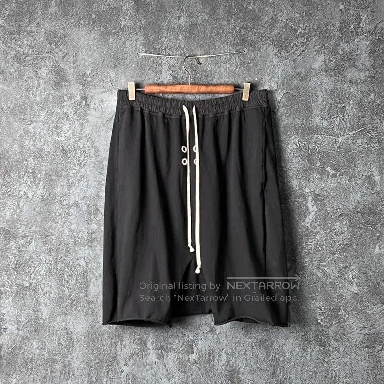 Rick Owens RICK OWENS size L Black Pure Cotton Shorts Size US 27 - 1 Thumbnail
