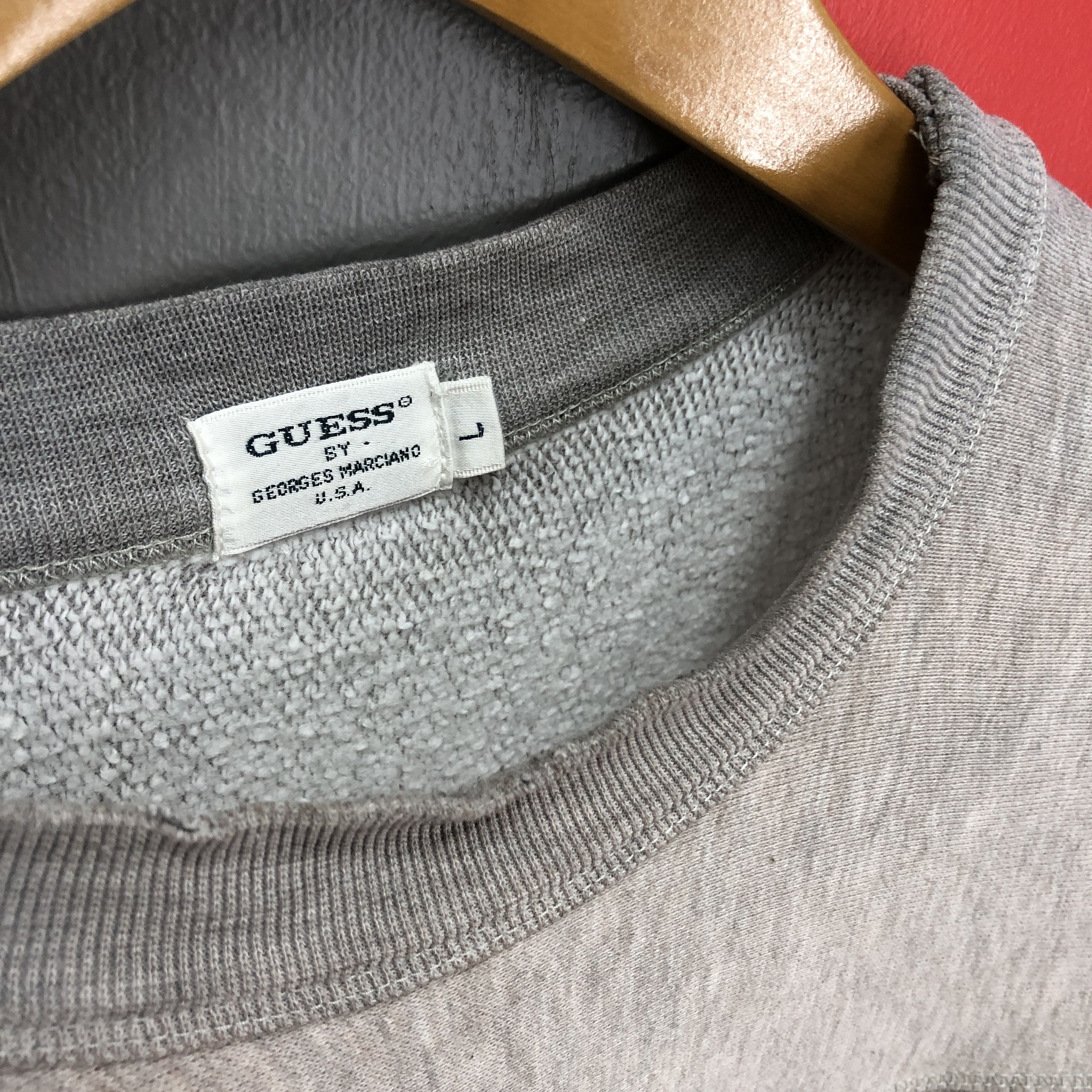 Guess 90s Vintage GUESS Crew Neck Sweatshirt #1008/AJ Size US L / EU 52-54 / 3 - 8 Thumbnail