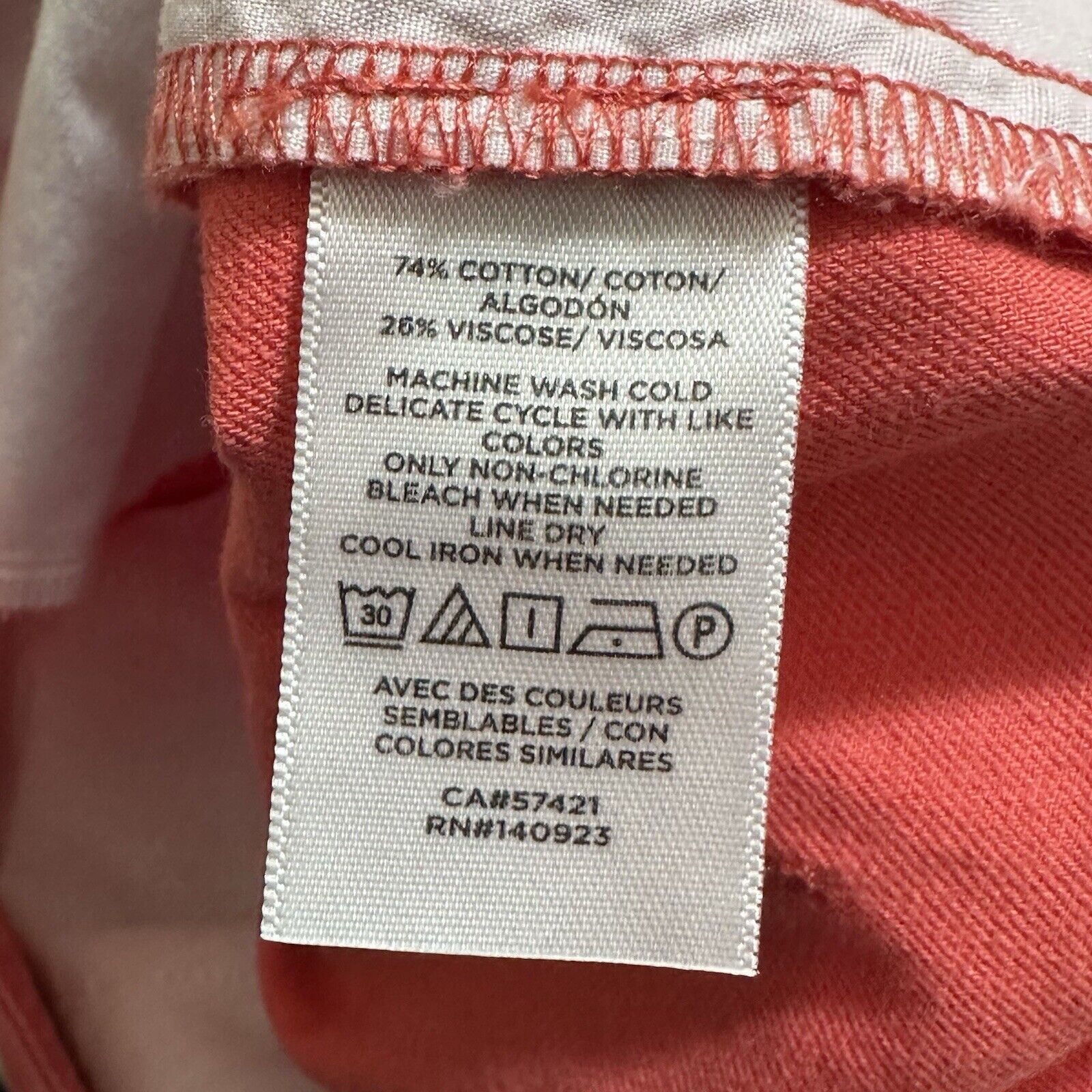 Loft LOFT 8 4" Inseam Chino Flat Front Pink High Rise Shorts Size 30" / US 8 / IT 44 - 5 Thumbnail