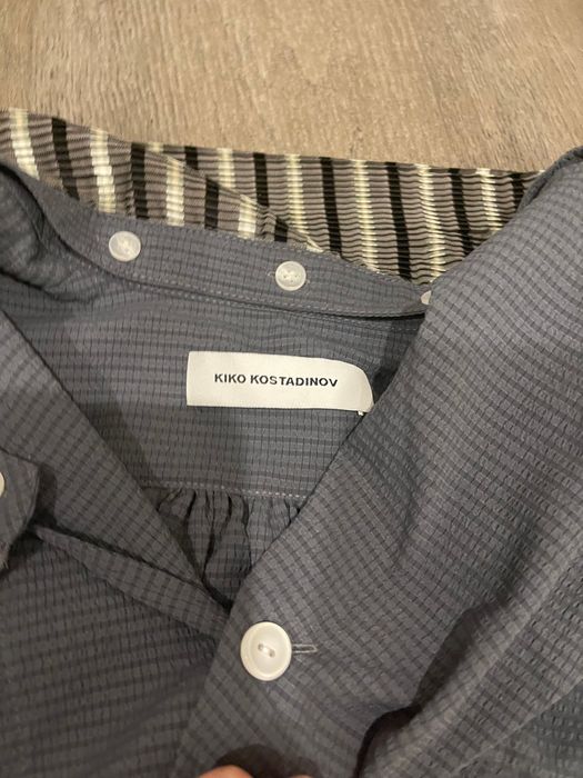 Kiko Kostadinov Kiko Kostadinov Grey Anthonis Pleated Shirt | Grailed