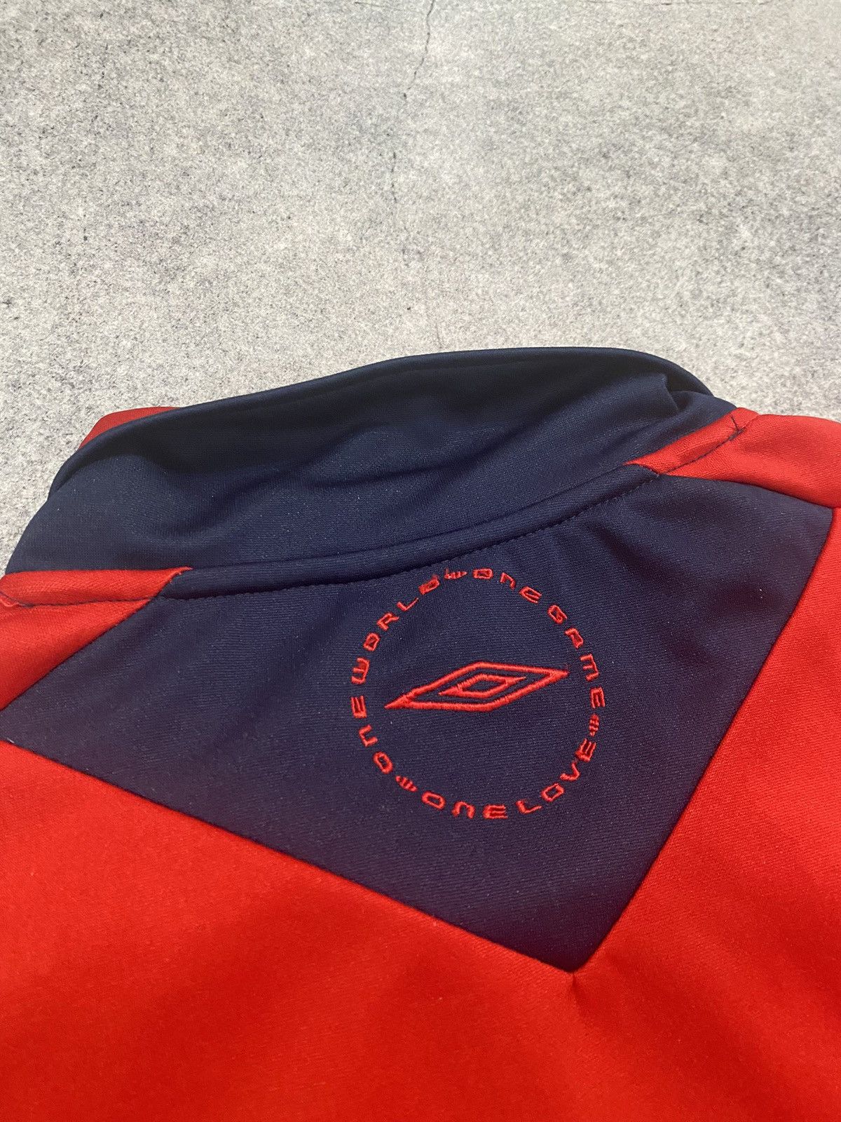 Umbro × Vintage Vintage 00s Umbro England Polo Jersey Big Logo Size US M / EU 48-50 / 2 - 8 Thumbnail