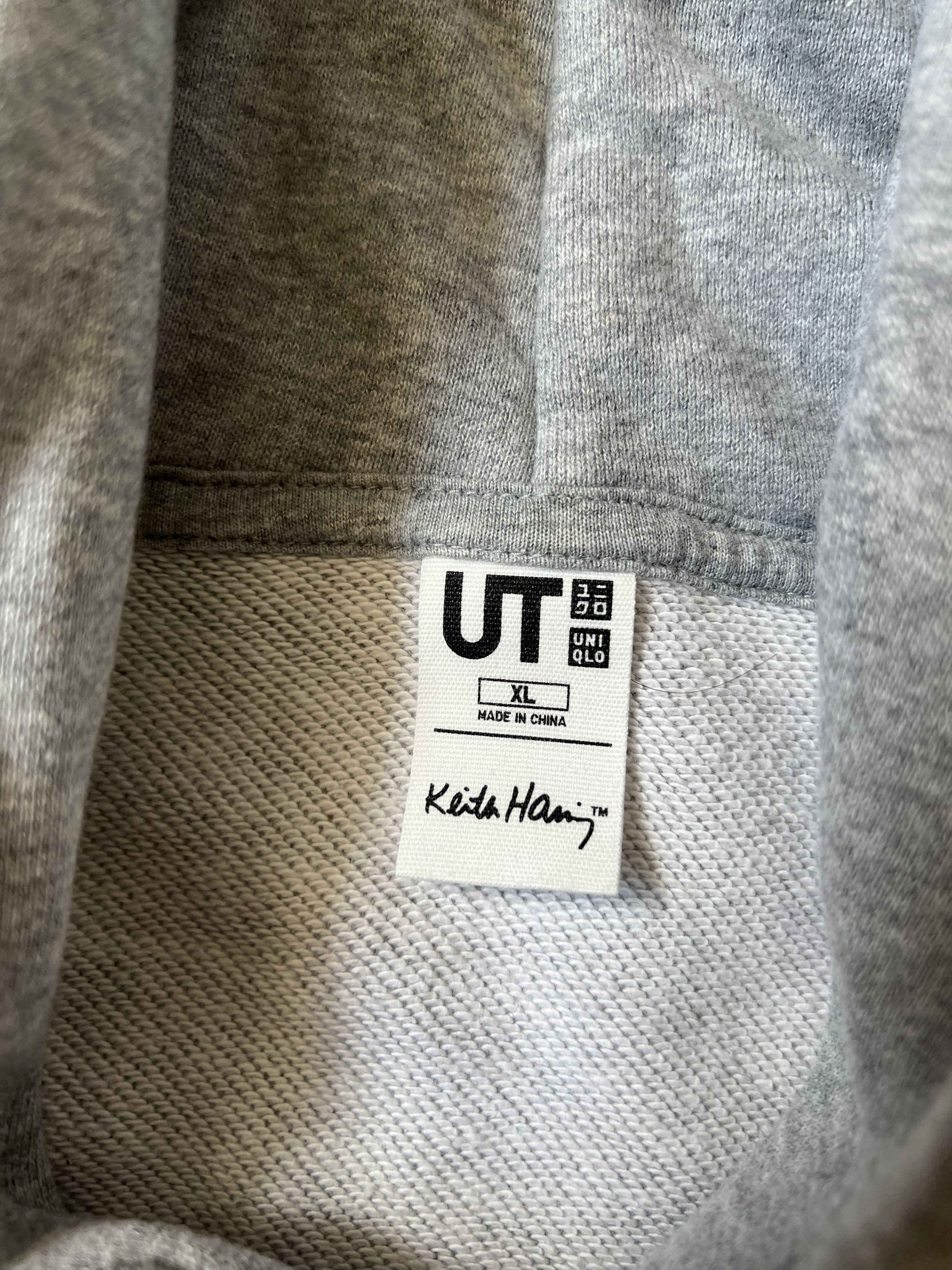 Keith Haring 💚 Keith Haring x Uniqlo Koen Street Grey Hoodie X-Large Size US XL / EU 56 / 4 - 5 Thumbnail