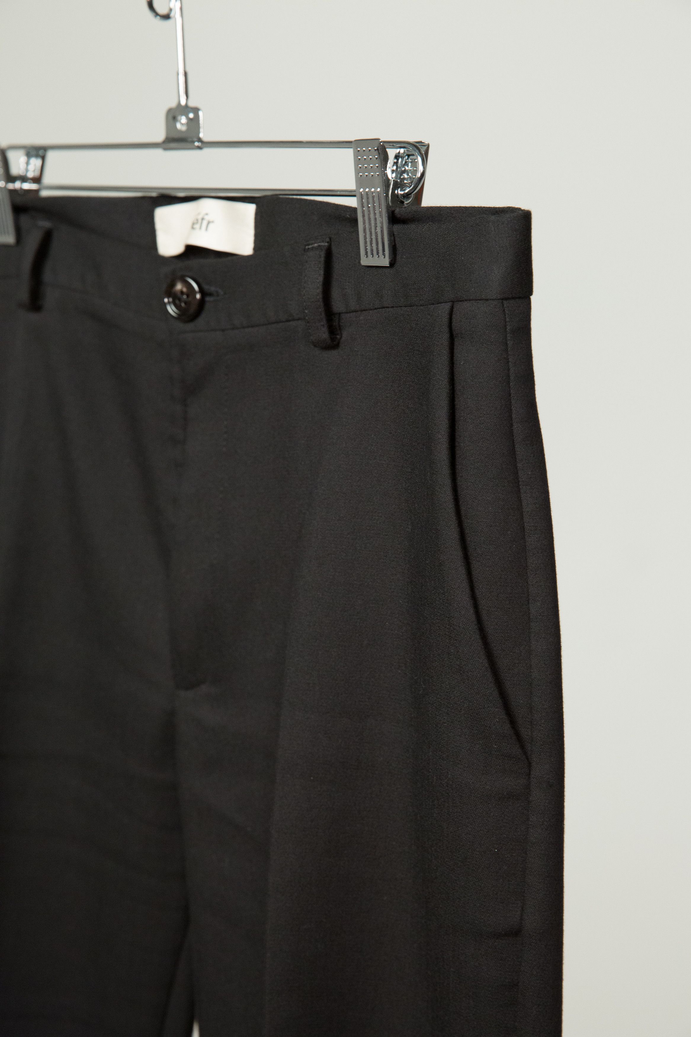 Sefr Sefr Harvey Suit Trousers Black Size 46R - 4 Thumbnail