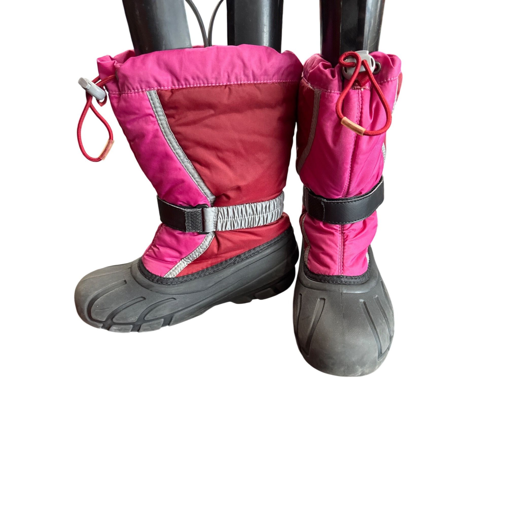 SOREL Sorel Womens Red Pink black Waterproof Winter Boots Size 5 S Size US 5 / IT 35 - 2 Thumbnail