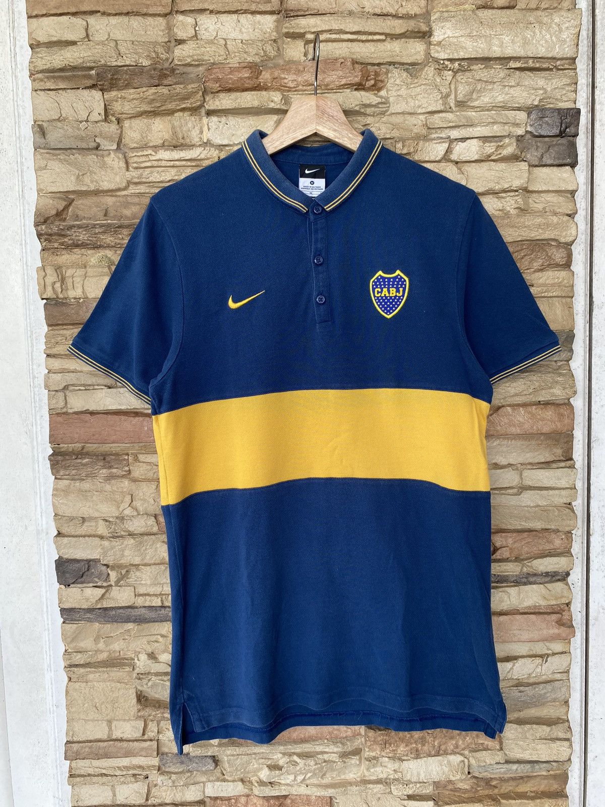 Vintage Rare Vintage Nike Boca Junior Polos Football Argentina Size US M / EU 48-50 / 2 - 1 Thumbnail