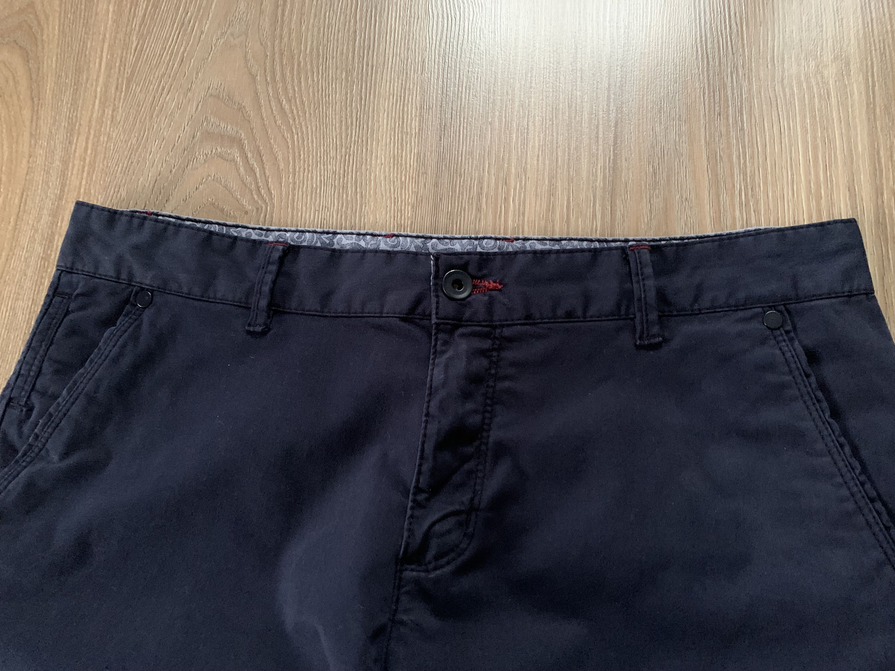 Designer Women’s Andre Tan Blue Casual Pants Size 33" - 4 Thumbnail