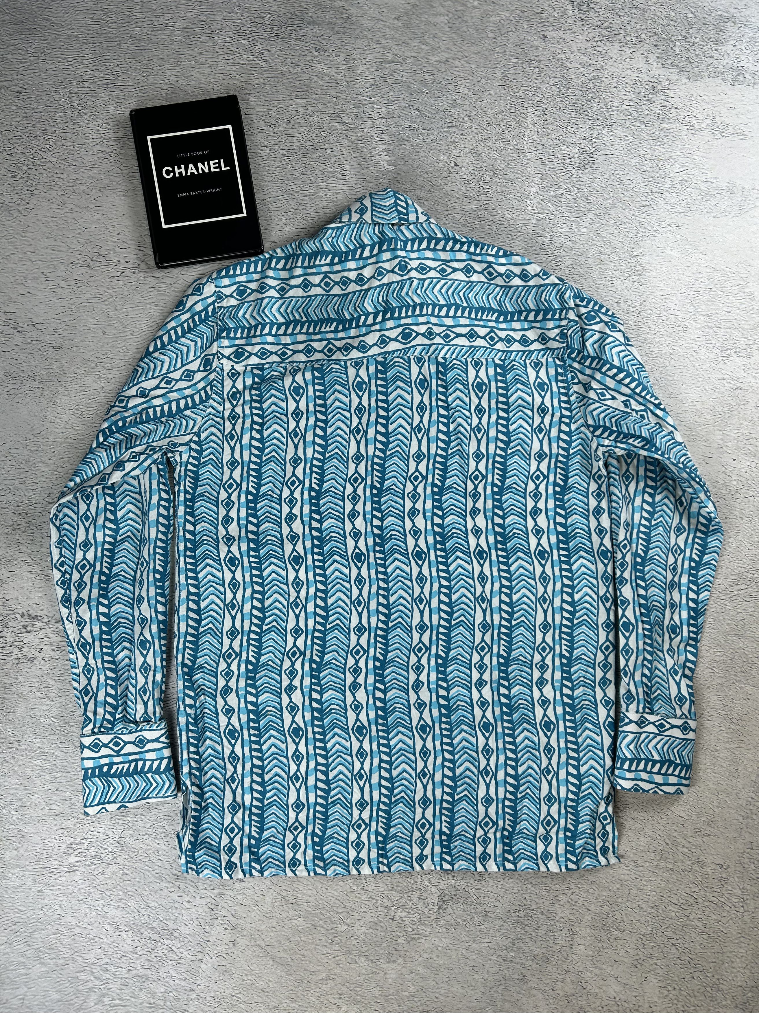 Flannel × Japanese Brand × Vintage Vintage Oldmoney style shirts Monogram AOP Mambo style Size US L / EU 52-54 / 3 - 2 Thumbnail