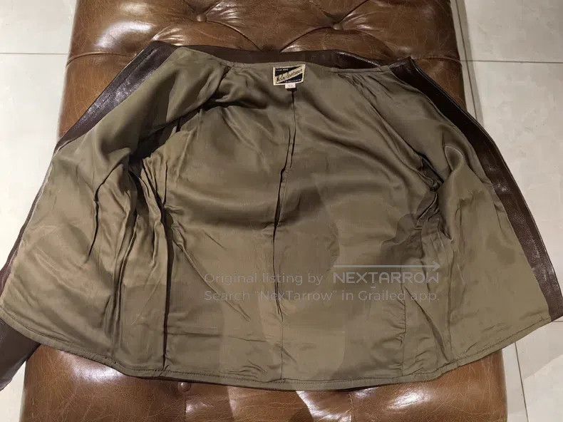 The Real McCoy's The Real McCoys Bear jacket leather jacket Size US XXS / EU 40 - 7 Thumbnail