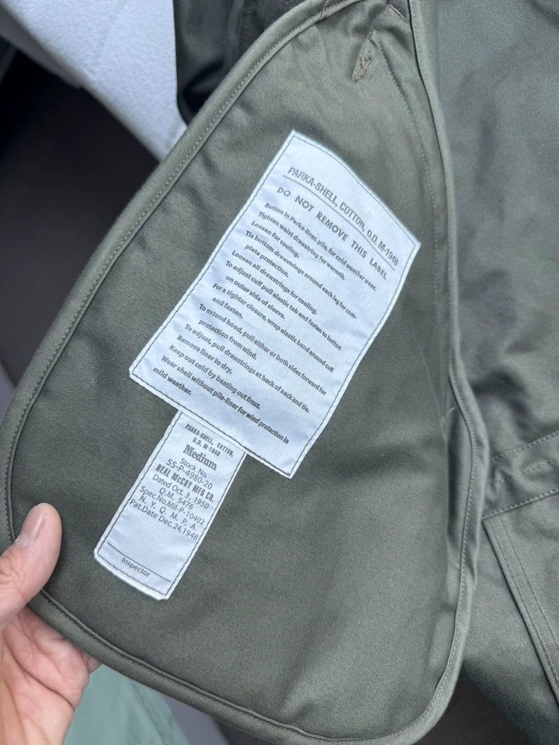 The Real McCoy's The Real Mccoy's M-1948 Parka - Classic Fisherman's Windbre Size US M / EU 48-50 / 2 - 4 Thumbnail