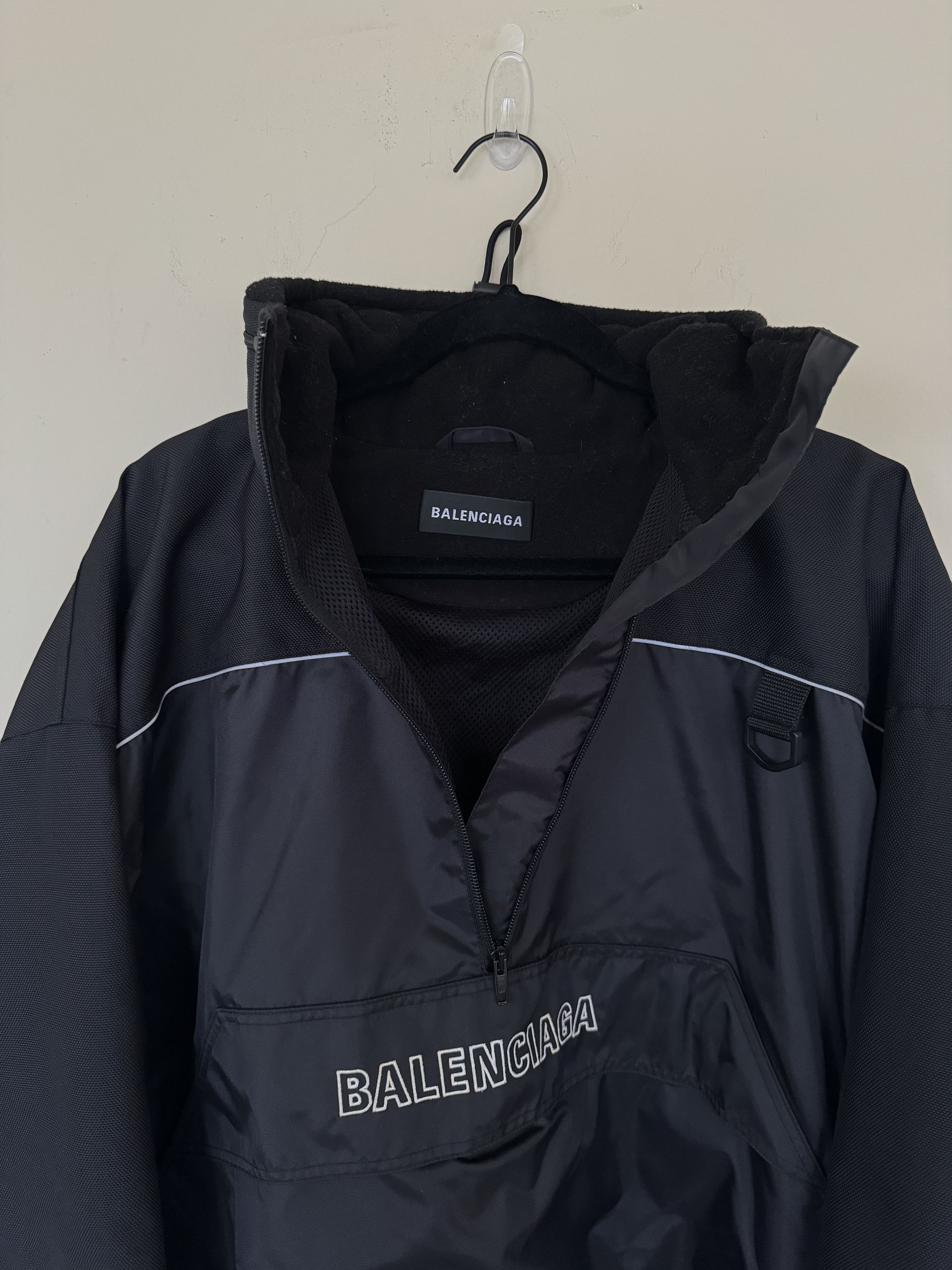 Balenciaga Balenciaga Half Zip Windbreaker Size US XL / EU 56 / 4 - 7 Thumbnail