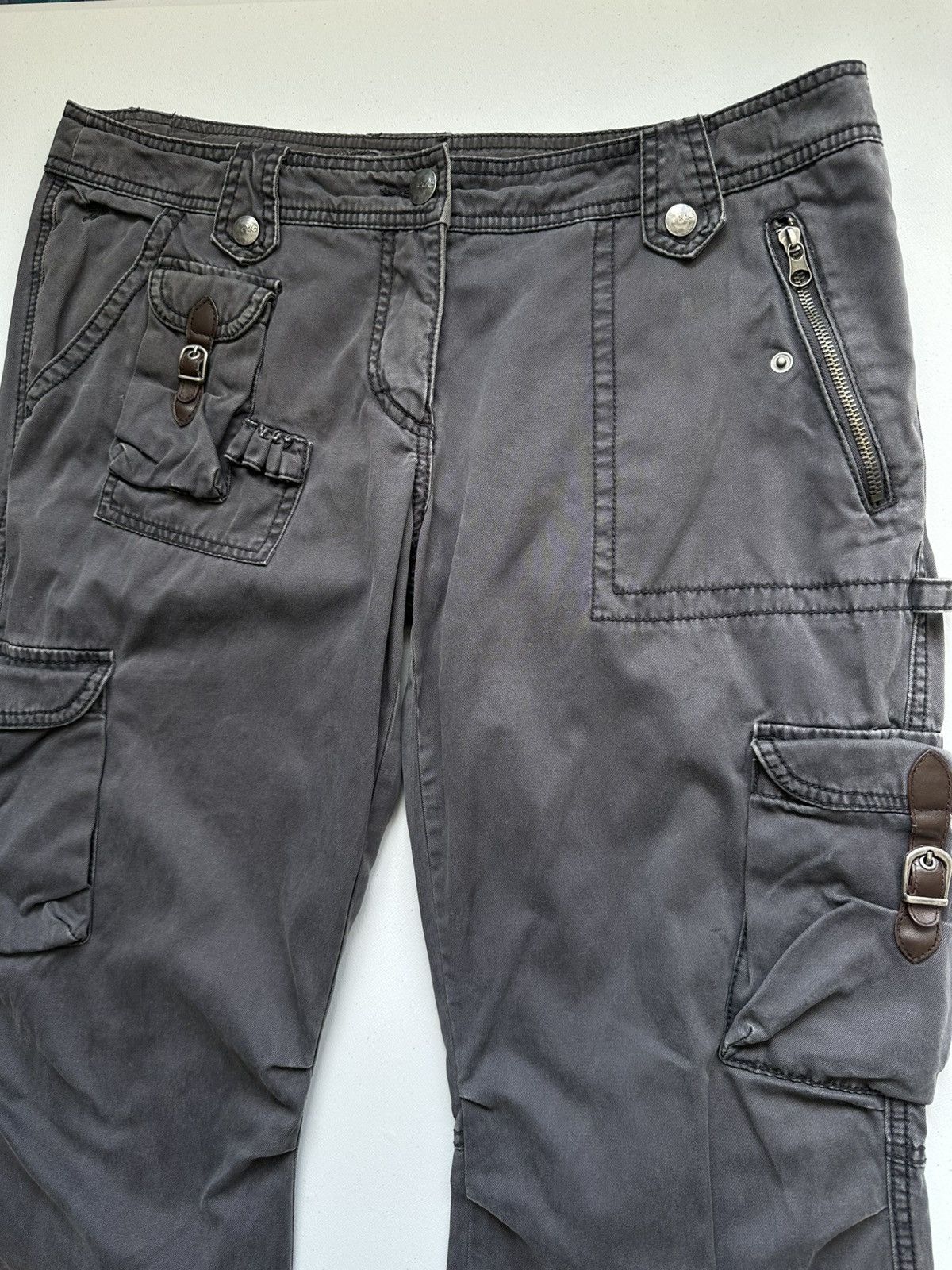 14th Addiction × Japanese Brand Vintage Y2k Cargo Pants Balenciaga Style Streetwear Size 30" / US 8 / IT 44 - 5 Thumbnail