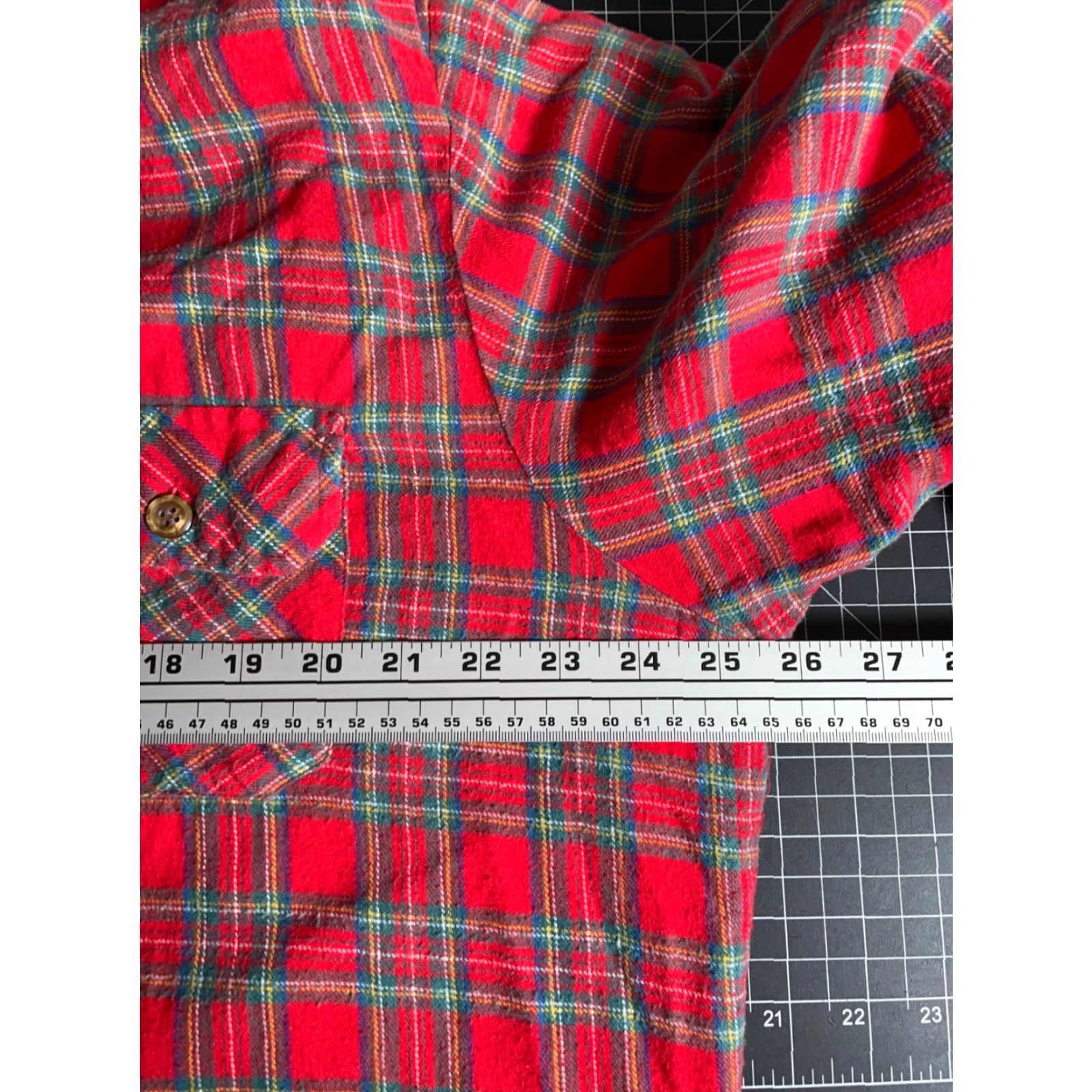 Vintage Vintage Country Touch 90s Quilted Flannel Shirt Jacket Men XL Red Green Tartan Plaid Shacket Grunge Workwear Casual Size US XL / EU 56 / 4 - 5 Thumbnail