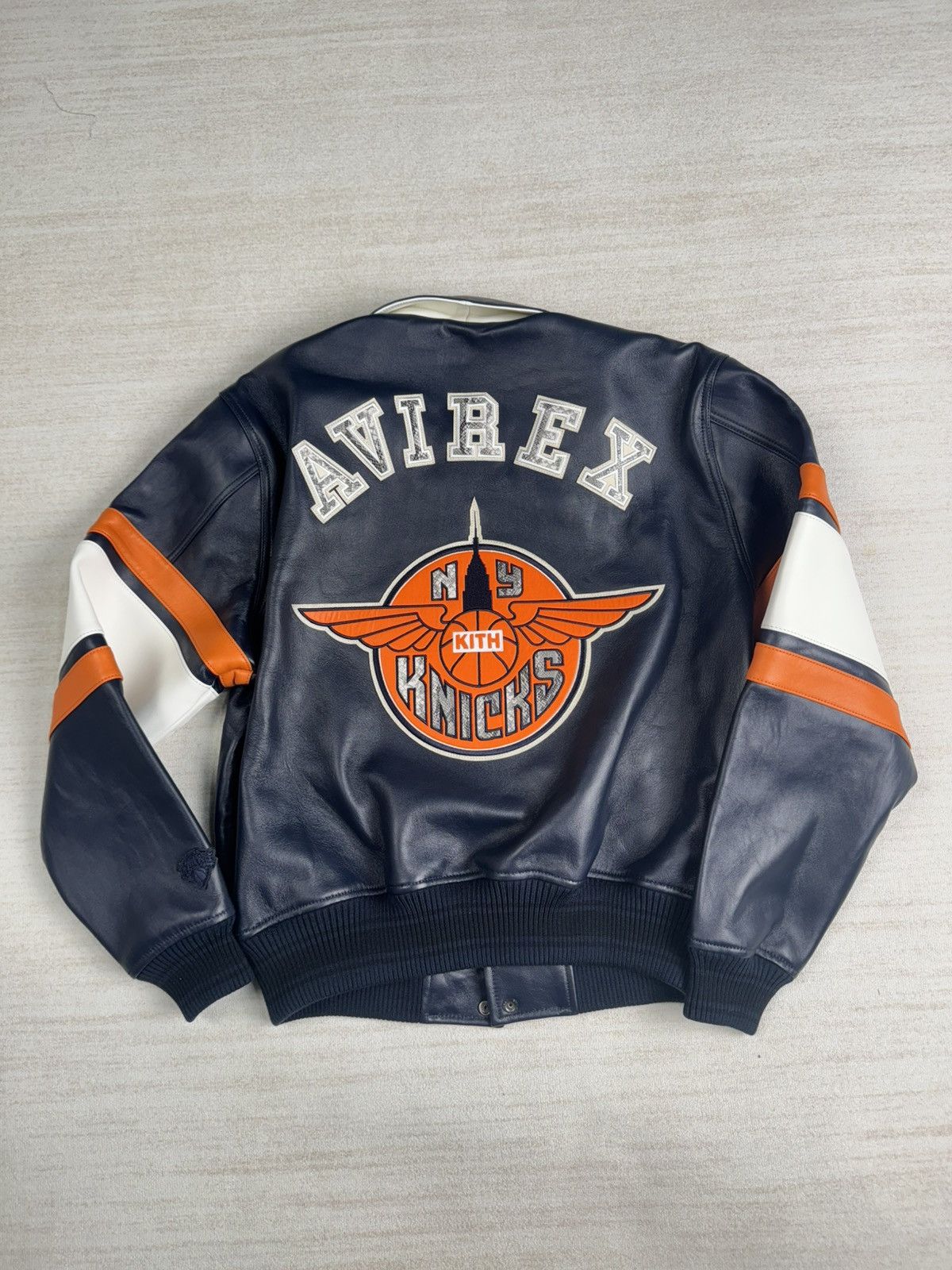 Avirex × Kith Kith Avirex Knicks legend leather jacket L Size US L / EU 52-54 / 3 - 8 Thumbnail