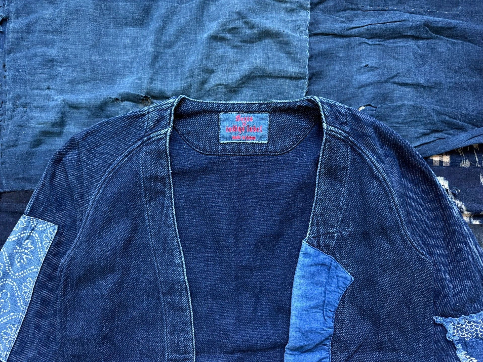Soulive soulive Setto Indigo 10th Anniv Patchwork Cardigan Size US M / EU 48-50 / 2 - 4 Thumbnail