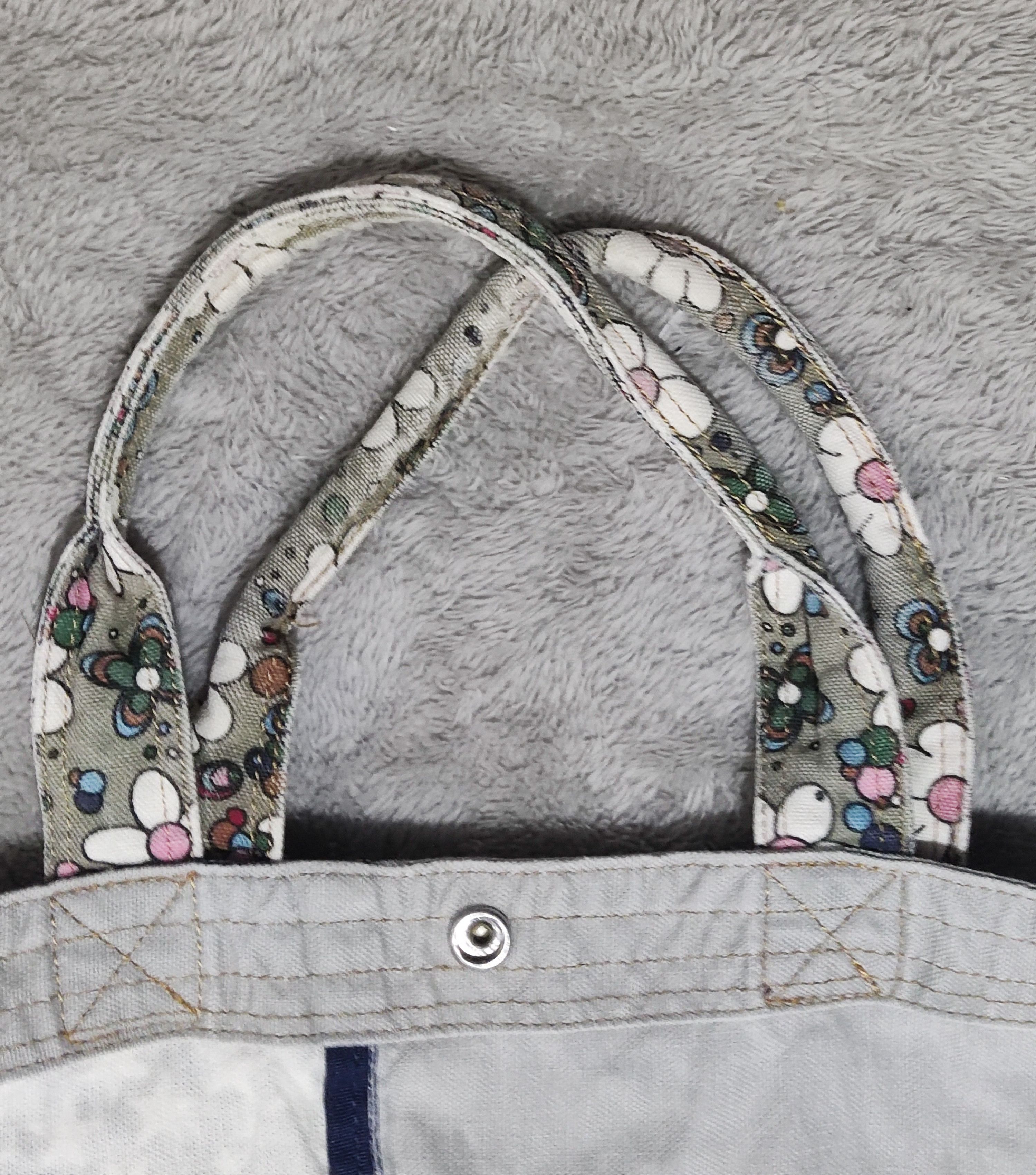 Hysteric Glamour VTG Hysteric Glamour Y2K Mixed Patchwork Denim Tote Bag Size ONE SIZE - 12 Thumbnail