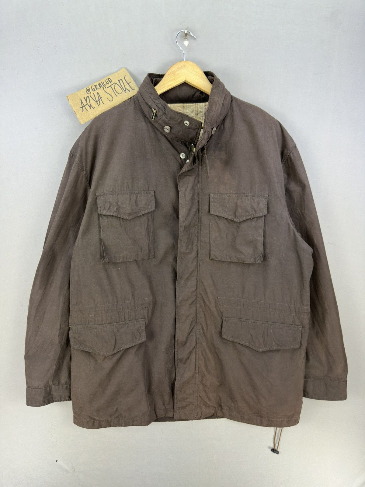Kansai Yamamoto Kansai Jeans M-65 Military Field Jacket Size US XXL / EU 58 / 5 - 1 Thumbnail