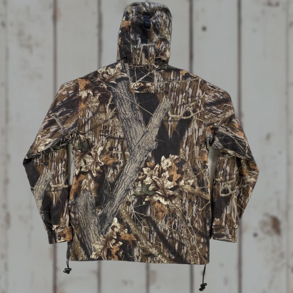 Vintage Cabela's Dry Plus Camouflage Mossy Oak Hooded Zip Lightweight Jacket Coat Hunting Mens Medium Tall Camouflage Pattern Size US M / EU 48-50 / 2 - 1 Thumbnail