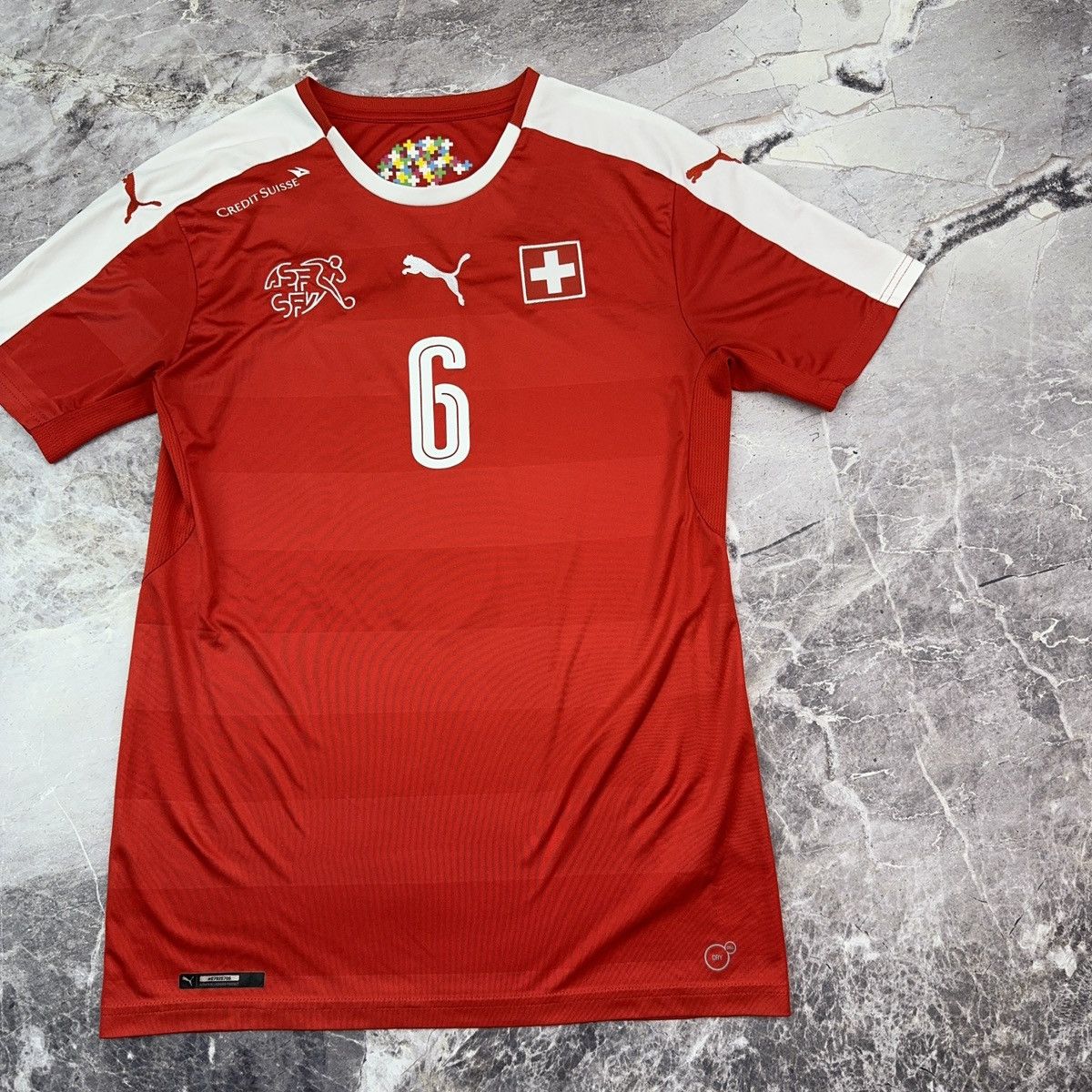 Other Puma Switzerland Jersey 2016-2018 National Team #6 Lang Home Size US S / EU 44-46 / 1 - 6 Thumbnail