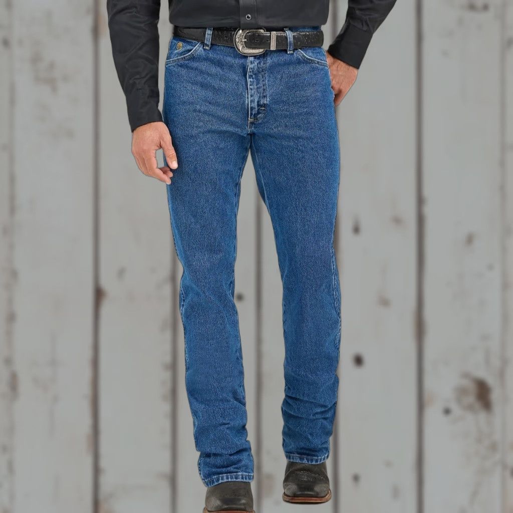 Wrangler Wrangler George Strait Jeans Men’s 35x34 Blue Original Fit Western #13MGBHD Jeans Men’s Regular 35x34 Blue Western Cowboy George Strait Collection Size US 35 - 1 Thumbnail