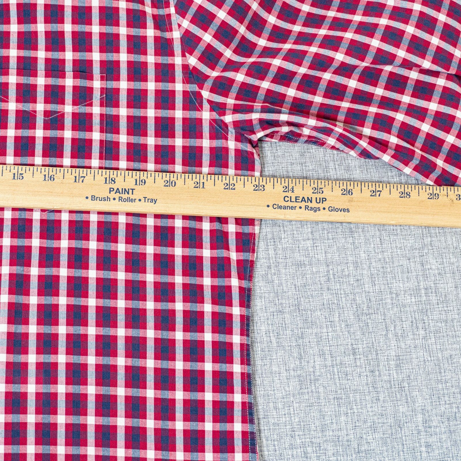 Gant GANT Rugger the HUGGER Button Down Shirt Red check XL Size US XL / EU 56 / 4 - 7 Thumbnail