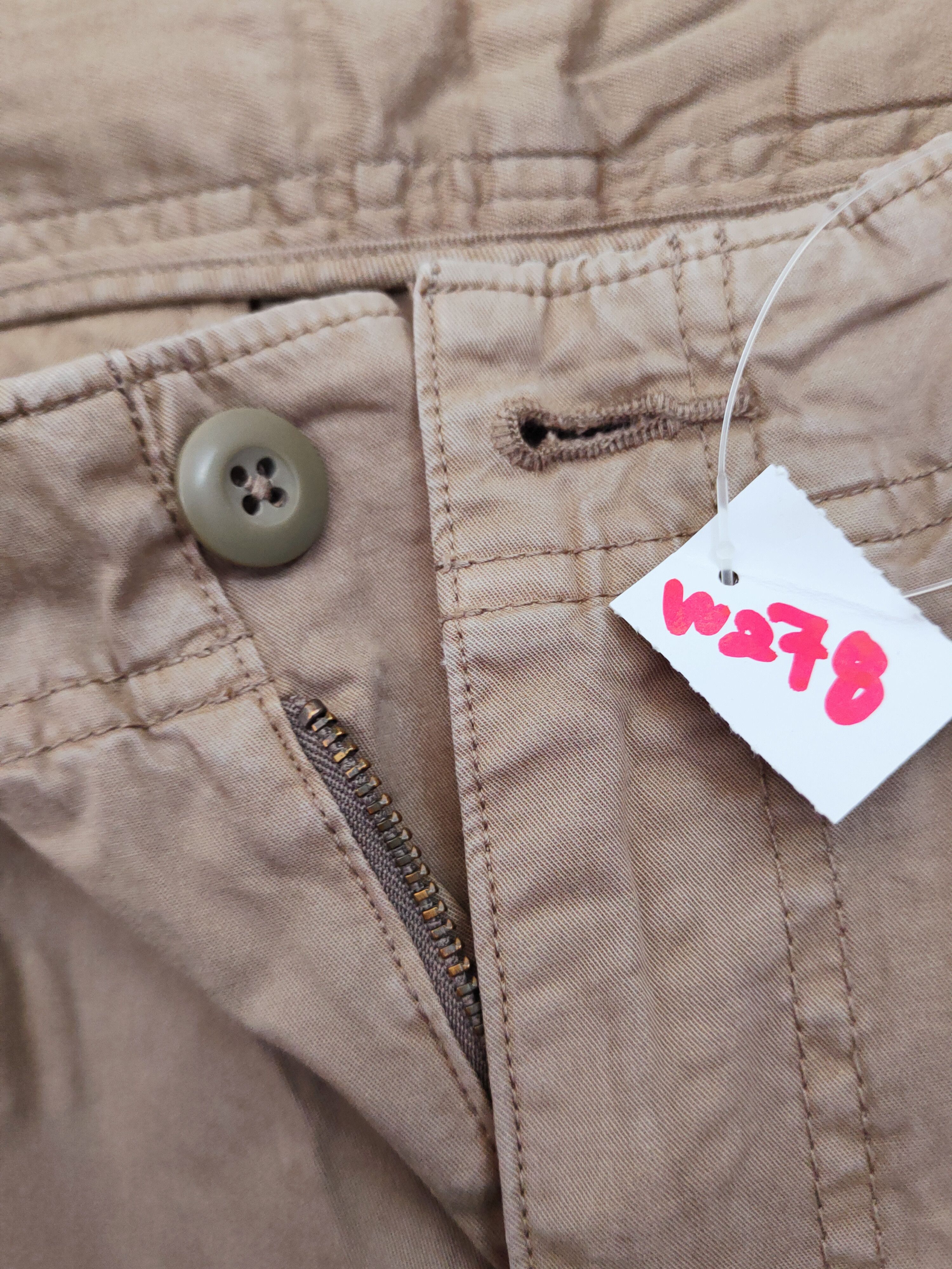 Japanese Brand Uniqlo Beige Multipocket Tactical Cargo Pants #W278 Size US 30 / EU 46 - 14 Thumbnail