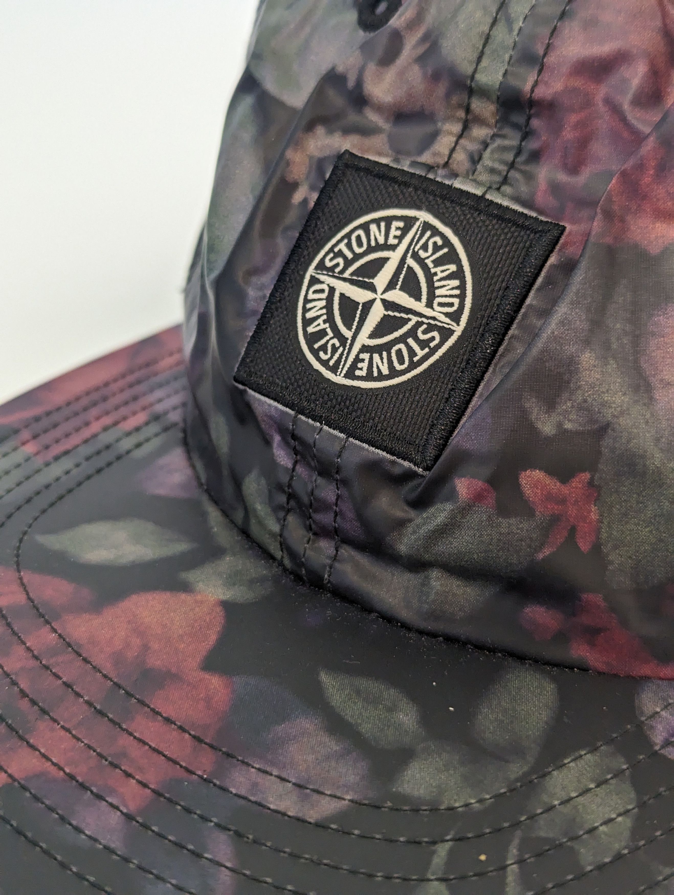 Stone Island × Supreme Supreme x Stone Island 6-Panel Hat - Floral Black Size ONE SIZE - 5 Thumbnail