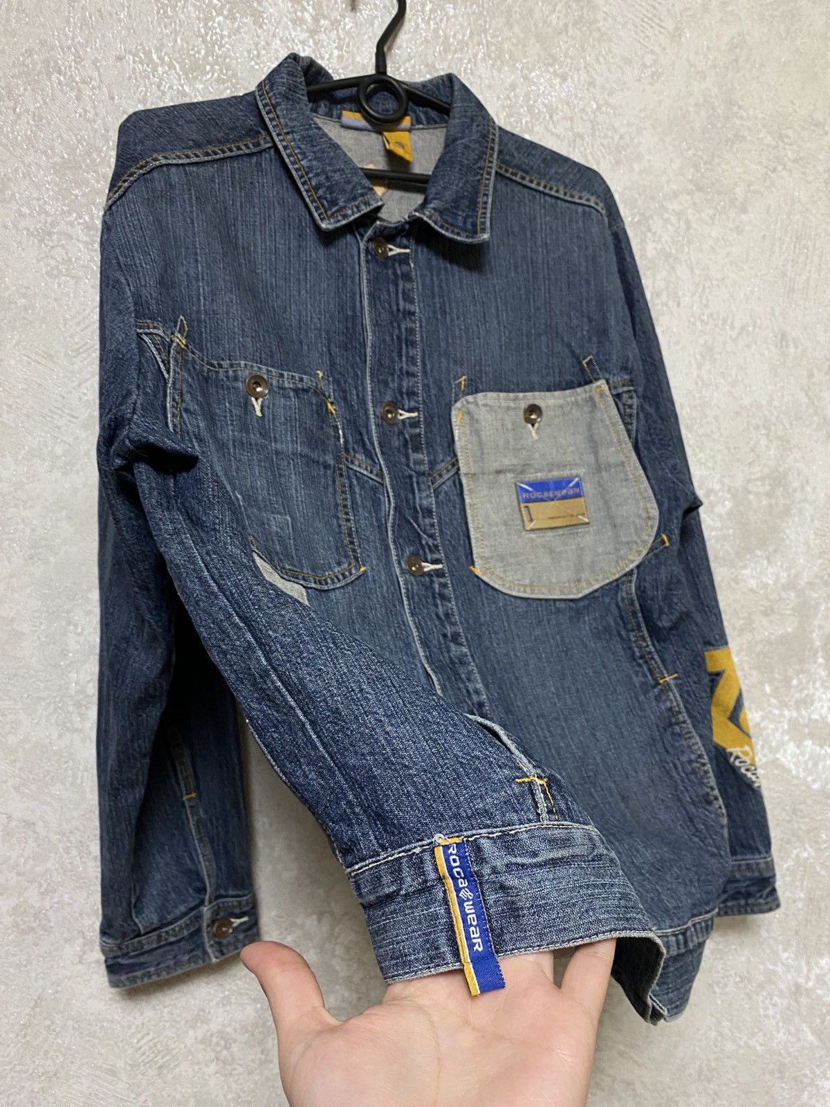 Rocawear Rocawear vintage denim jacket sk8 rare Size US XL / EU 56 / 4 - 5 Thumbnail