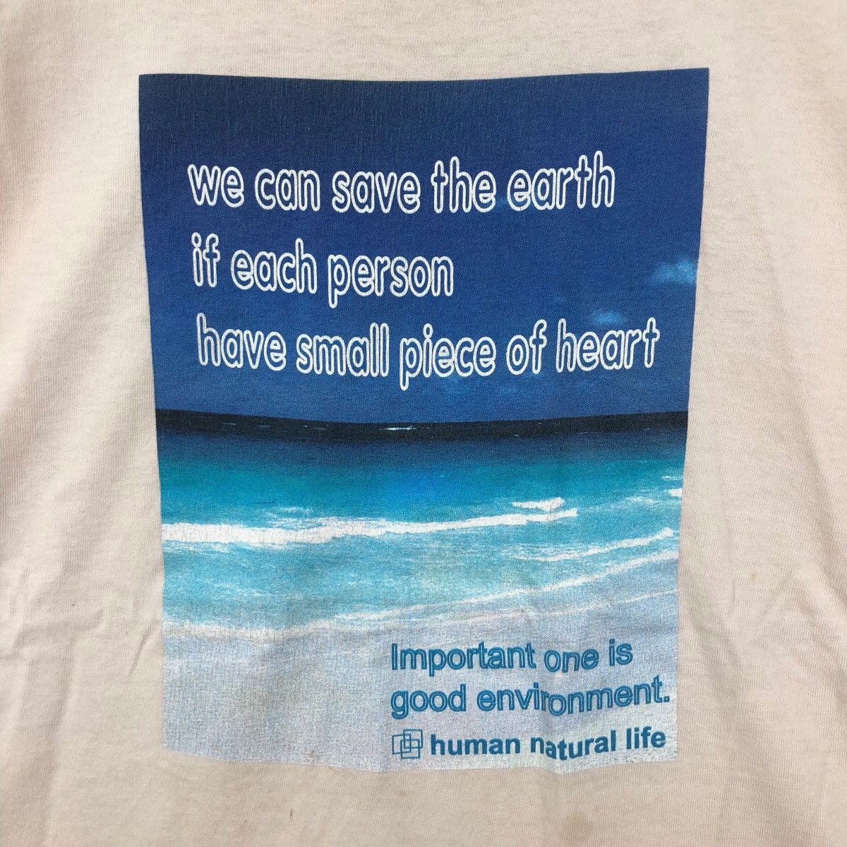 Vintage Vintage Human Natural Life T Shirt Size M Size US M / EU 48-50 / 2 - 3 Thumbnail